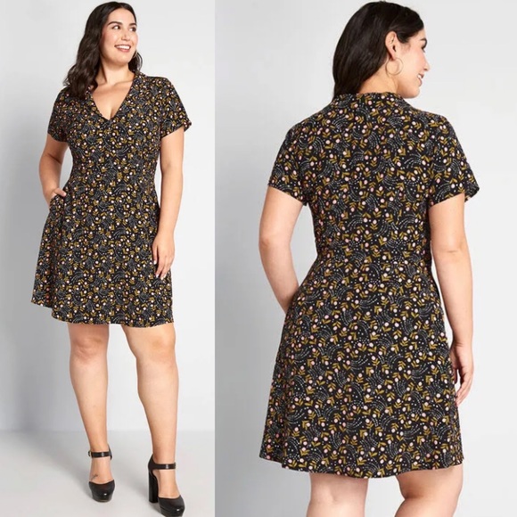 Modcloth Dresses & Skirts - Modcloth NWT Admire The View Dress Size 12 Floral